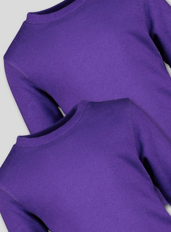 Bright on sale purple sweatshirt